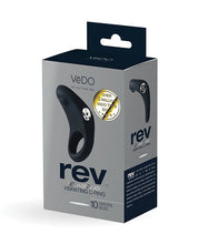 Load image into Gallery viewer, Vedo Rev Rechargeable C-ring Vibrating Black