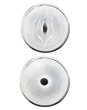 Load image into Gallery viewer, Jerk Masturbation Sleeve Black With Clear Sleeve