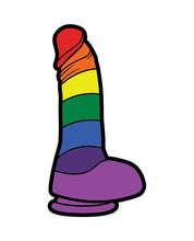 Load image into Gallery viewer, Rainbow Dildo Pin