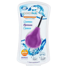 Load image into Gallery viewer, Cloud 9 Fresh + Deluxe Anal Soft Tip Enema Douche 7.6 Oz W/ Ez Squeeze Bulb & 2 C-rings