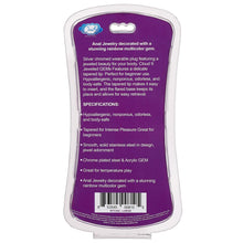 Load image into Gallery viewer, Cloud 9 Gems Silver Chromed Anal Plug Large