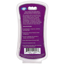 Load image into Gallery viewer, Cloud 9 Gems Black Silicone Anal Plug Small