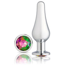 Load image into Gallery viewer, Cloud 9 Gems Silver Chromed Tall Anal Plug Small