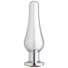 Load image into Gallery viewer, Cloud 9 Gems Silver Chromed Tall Anal Plug Medium