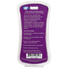 Load image into Gallery viewer, Cloud 9 Gems Silver Chromed Tall Anal Plug Medium