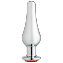 Load image into Gallery viewer, Cloud 9 Gems Silver Chromed Tall Anal Plug Large