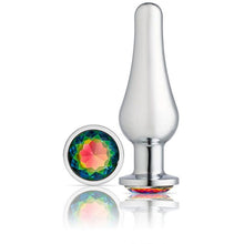 Load image into Gallery viewer, Cloud 9 Gems Silver Chromed Tall Anal Plug Large