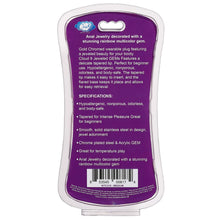 Load image into Gallery viewer, Cloud 9 Gems Gold Anal Plug Medium