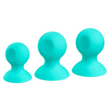 Load image into Gallery viewer, Cloud 9 Health & Wellness Nipple & Clitoral Massager Suction Set Teal