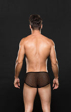 Load image into Gallery viewer, Envy Modern Fishnet Trunk Black S/m