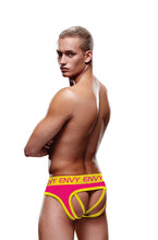 Load image into Gallery viewer, Envy Solid Jock Pink/yellow S/m