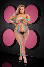 Load image into Gallery viewer, Lapdance Rainbow Crop Top & Pants Set Q/s