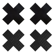 Load image into Gallery viewer, Pasties Classic Black X (peekaboos)