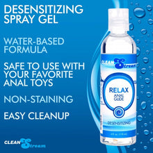 Load image into Gallery viewer, Cleanstream Relax Desensitizing Anal Lube 4 Oz