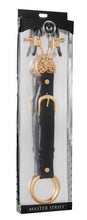 Load image into Gallery viewer, Master Series Penitentiary Nipple Clamps & Cock Ring Set Gold