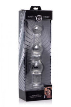 Load image into Gallery viewer, Master Series Mammoth 3 Bumps Glass Dildo