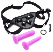 Load image into Gallery viewer, Strap U Double-g Deluxe Vibrating Silicone Strap On Kit