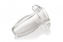 Load image into Gallery viewer, Master Series Peephole Clear Hollow Anal Plug