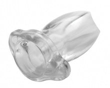 Load image into Gallery viewer, Master Series Peephole Clear Hollow Anal Plug