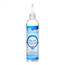 Load image into Gallery viewer, Cleanstream Relax Anal Lube Desensitizing W/ Tip 8oz