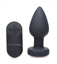 Load image into Gallery viewer, Booty Sparks Silicone Led Plug Vibrating Medium
