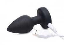 Load image into Gallery viewer, Booty Sparks Silicone Led Plug Vibrating Small