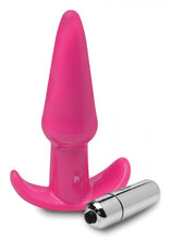 Load image into Gallery viewer, Frisky Thrilling Pink Smooth Vibrating Anal Plug