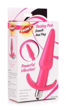 Load image into Gallery viewer, Frisky Thrilling Pink Smooth Vibrating Anal Plug