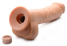 Load image into Gallery viewer, Loadz 8.5in Vibrating Dildo Squirting Medium