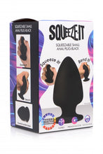 Load image into Gallery viewer, Squeeze-it Silexpan Anal Plug Small Black