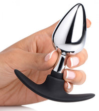 Load image into Gallery viewer, Master Series Dark Invader Metal & Silicone Anal Plug Medium
