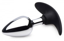 Load image into Gallery viewer, Master Series Dark Invader Metal & Silicone Anal Plug Medium