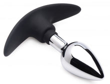 Load image into Gallery viewer, Master Series Dark Invader Metal & Silicone Anal Plug Small