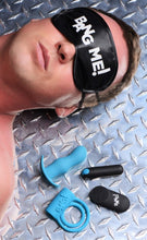 Load image into Gallery viewer, Bang! Duo Blast C Ring Butt Plug Bullet & Blindfold Kit Black