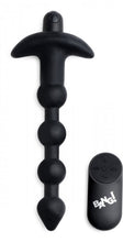 Load image into Gallery viewer, Bang! Vibrating Silicone Anal Beads & Remote Black