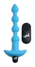 Load image into Gallery viewer, Bang! Vibrating Silicone Anal Beads & Remote Blue
