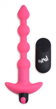 Load image into Gallery viewer, Bang! Vibrating Silicone Anal Beads & Remote Pink