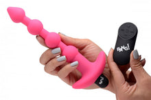 Load image into Gallery viewer, Bang! Vibrating Silicone Anal Beads & Remote Pink