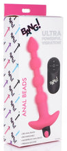 Load image into Gallery viewer, Bang! Vibrating Silicone Anal Beads & Remote Pink