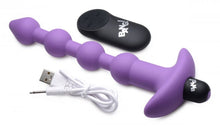 Load image into Gallery viewer, Bang! Vibrating Silicone Anal Beads & Remote Purple