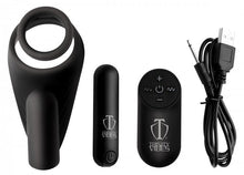 Load image into Gallery viewer, Trinity 4 Men 7x Silicone C- Ring W/ Taint Stimulator