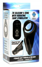 Load image into Gallery viewer, Trinity 4 Men 7x Silicone C- Ring W/ Taint Stimulator