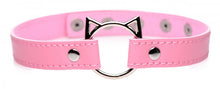 Load image into Gallery viewer, Master Series Kinky Kitty Ring Slim Choker Pink