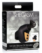Load image into Gallery viewer, Inmi Shegasm Mini 12x Clit Stimulator Black