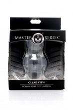 Load image into Gallery viewer, Master Series Clear View Hollow Anal Plug Medium