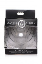 Load image into Gallery viewer, Master Series Clear View Hollow Anal Plug Small