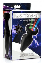 Load image into Gallery viewer, Booty Sparks Silicone Light-up Anal Plug Medium