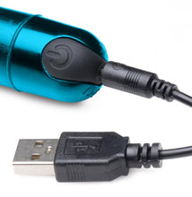 Load image into Gallery viewer, Bang! 10x Slim Metallic Bullet Blue