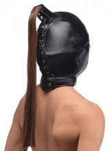Load image into Gallery viewer, Strict Ponytail Bondage Hood