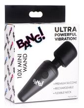 Load image into Gallery viewer, Bang! 10x Vibrating Mini Wand Black